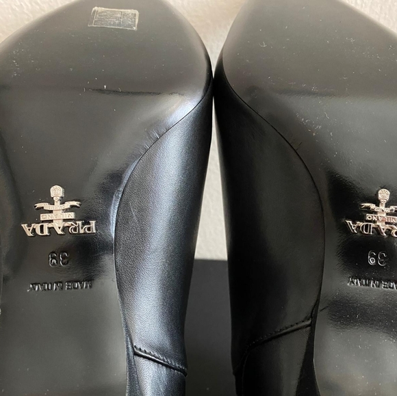 Prada Black Booties Size 9 - Picture 5 of 5